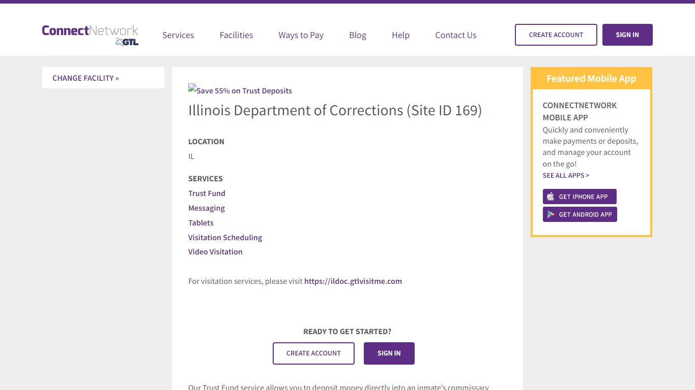 Illinois Department of Corrections | ConnectNetwork